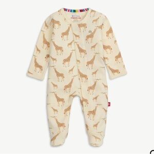 Magnetic Me Organic Cotton Magnetic Footie Size 0-3 Gender Neutral Sustainable